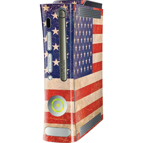 Distressed American Flag Xbox 360 (Includes HDD) Skin